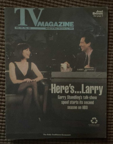 Local Chicago TV Mag May 1993 Dana Delany On The Fictional Larry Sanders Show... - Picture 1 of 2
