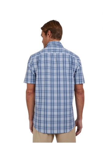 NEW Chaps Men Short Sleeve Everyday Performance Shirt, UPF 50, Size L - Picture 4 of 5