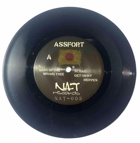 ASSFORT - BARK UP THE WRONG TREE 7” JAPAN PUNK DONDON POISON ARTS NO THINK GISM - Picture 4 of 6