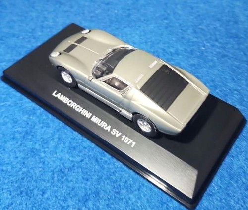 Lamborghini Miura SV 1/43 Scale Diecast Rare Silver Model, Used - Picture 7 of 9