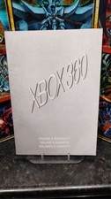 XBOX 360 Game System Volume 2 Warranty 2005 Instruction Manual Booklet ONLY