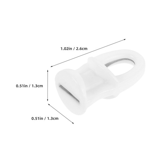  Rodillo deslizante portador de riel de cortina 100 un. - Barra transversal Deslizadores de riel - Imagen 4 de 12