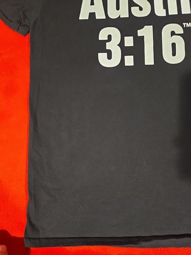 WWE Stone Cold Steve Austin 3:16 Skull Logo Black Shirt Adult Size M - Bild 4 von 15