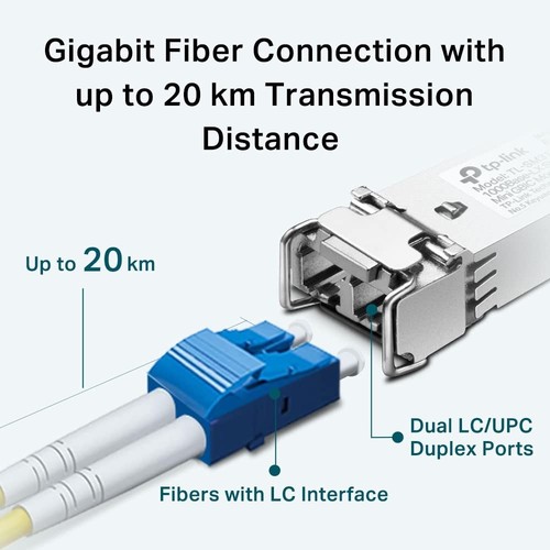 TP-Link MiniGBIC Module, IEEE 802.3z, CSMA/CD, TCP/IP, 1310nm Wave Length, 3.3V - Photo 3/7