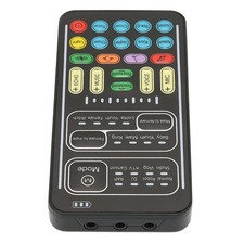 8-Mode Rechargeable Universal Phone Tablet Voice Changer Bluetooth Sound Card