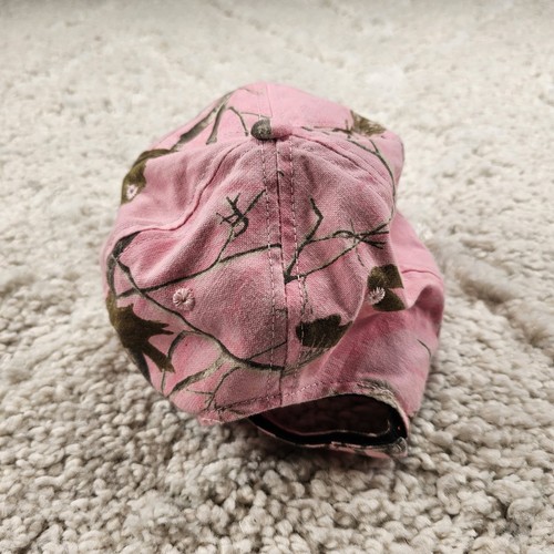 Team Realtree Womens Hat Cap Adjustable Ladies Fit Pink Camouflage Outdoors Y2K - Picture 9 of 10