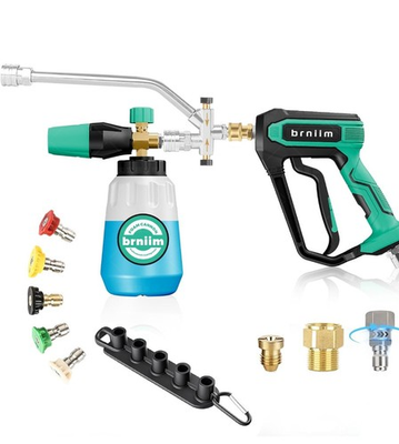 #ad #ad Pressure Washer Gun with Foam Cannon Car Wash Kit Dual Channels Foam Water in 1 $50.00