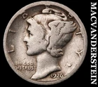 1926-S Silver Mercury Dime - Scarce  Semi-key  Better Date  No Reserve  #i4992