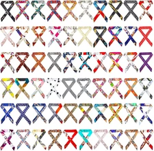 Handepo 60 Pcs Women Handbag Head Scarf for Women Hair Purse Scarf Handle Ribbon