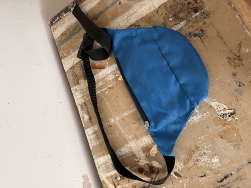 Vintage Blue TA Fanny Pack / Bum Bag - Retro 90s Style - Picture 5 of 5