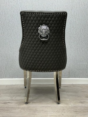 Majestic PU Esszimmerstühle - Hudson Grey