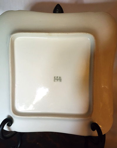 Placa antigua CFH GDM Charles Field Haviland Gerald Dufraisseix - Imagen 6 de 7