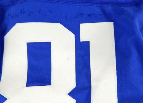 Duke Blue Devils #81 Game Used Blue Jersey Football NP Rem 36 0013 - Picture 12 of 12