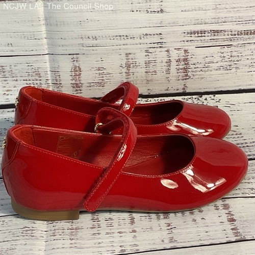 NWOB DOLCE & GABBANA Girls Red Mary Jane Dress Shoes- SZ 29 - Picture 5 of 10
