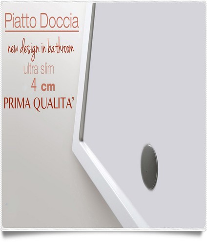 Piatto doccia 75x85 cm altezza 4 cm - Foto 2 di 3