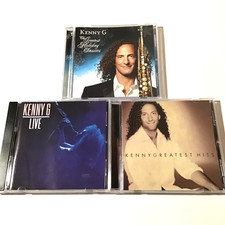 Kenny G 3 CD Lot: The Greatest Holiday Classics, Greatest Hits, Live, Jazz