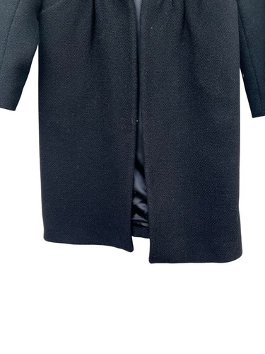 Bonpoint schicker schwarzer Wollmantel mit Peter Pan Kragen und Taschen, Gr. S - Bild 9 von 14
