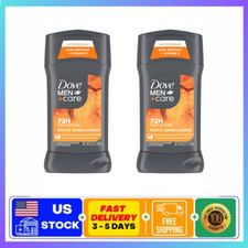 2pk Dove Men Care Antiperspirant Deodorant Stick Rustic Sandalwood for Men 2.7oz