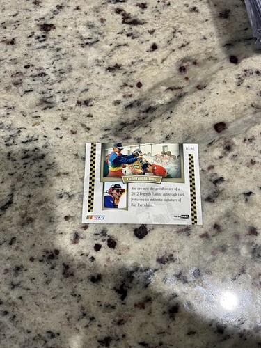 2012 Press Pass Legends Ray Evernham Silver Auto 34/75 No. LG-RE SP - Picture 2 of 2