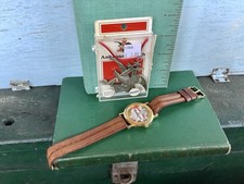 Pair of Anheuser-Busch Vintage Items Pewter Ornament & Budweiser Watch