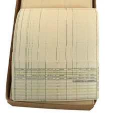 Great Northern Punch Cards Form 80-7502 Lot Vintage Shipping Cargo Computer NEW