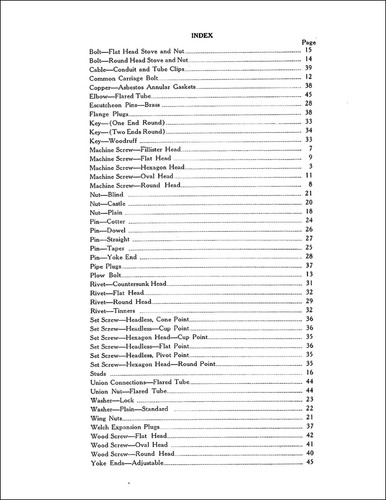 Packard Nuts Bolt Parts List 1922 1923 1924 1925 1926 1927 1928 Standard Utility - Picture 9 of 9