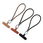 Soft Phone Lanyard Leather Hand Wrist Strap Lanyard with Tether Tabs Universal