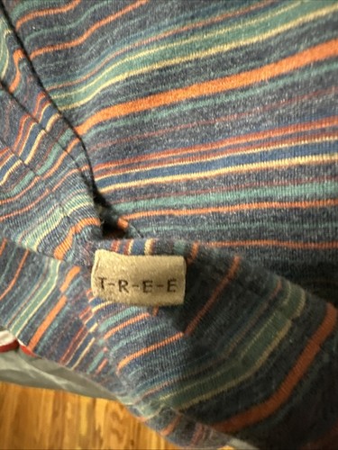 HippyTree mehrfarbig gestreiftes T-Shirt mit Tasche (Größe M) - Bild 3 von 4