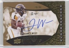 2014 Upper Deck Exquisite Collection /40 Terrance West #EE-TW Rookie Auto RC