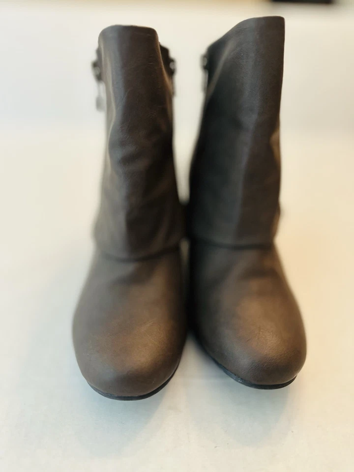 Blowfish Women 2.8” Wedge Heel Brown Leather Boots US Size 7.5 - Image 2 of 4