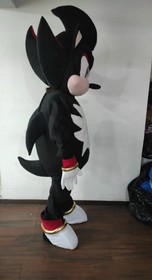 Shadow The Hedgehog Character Costume Halloween Sonic Mascot Cosplay Adult