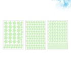  3 PCS Fluoreszierend Sticker Leuchtende Aufkleber Sternaufkleber