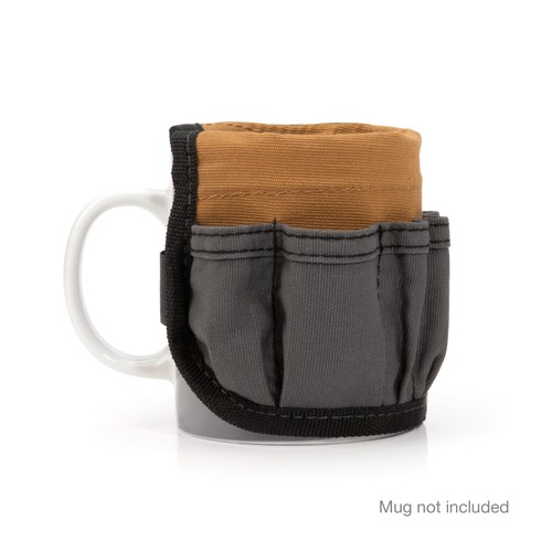 Desktop Mug Organizer 14 Pocket for Pens Tools Brushes Gray Tan Dickies 57012 - Picture 2 of 4