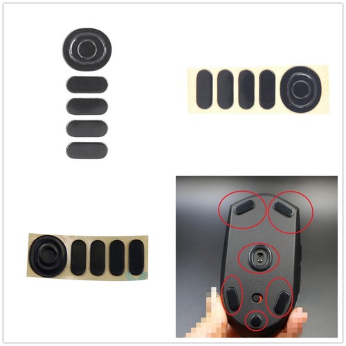 2 Sets 0.8mm Feet Mouse Skates For Logitech G304 G305 Mouse Glide Curve Edge - Photo 4/5