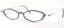 Vintage MCS 4010 631 Stone Blue /Silver UNIQUE RARE EYEGLASSES FRAME 46-14-145mm