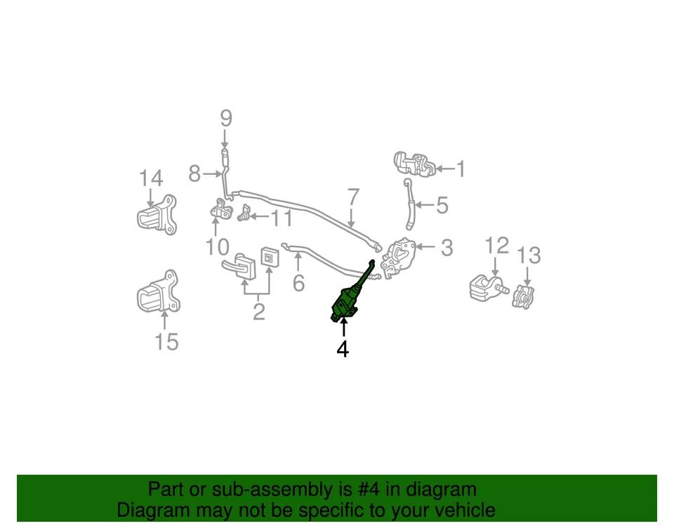Motor actuador cerradura puerta Ford original F87Z-7826594-BA Foto 3 de 3