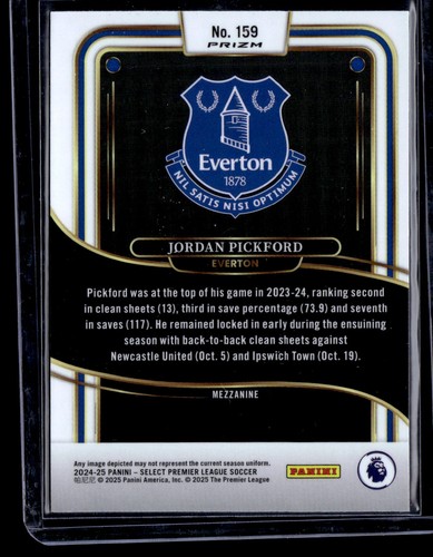 Jordan Pickford 2024-25 Panini Select Premier League Red #159 - Picture 2 of 2