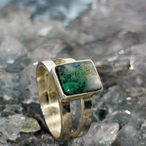 Sunset Serendipity Lightning Ridge Dark Opal 3.00ct S925 Silver Custom-made R... - Bild 5 von 8