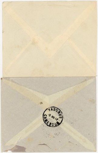 KAMERUN 6 BRIEFE LUFTPOST + FRANKATUREN + STEMPEL 1947-64 - Bild 5 von 7
