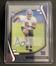 Azeez Ojulari 2021 Panini Absolute Rookie RC Auto ( Giants )