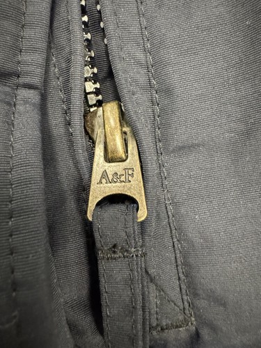 Abercrombie & Fitch mens XL Logo All Weather Fleece Lined Parka Jacket $295 NWT - Picture 6 of 23