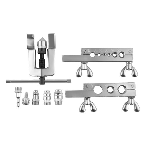Premium Tube Flaring and Swaging Kit Steel Construction 1/8-3/4" with Adapters - Picture 10 of 12