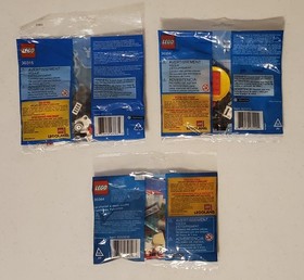 Lego City Polybags #30315, 30364, 30356 Popcorn Cart Hot Dog Stand Space SEALED