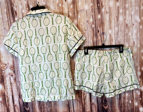 Conjunto corto de pijama Katie Kime Tennis Time para mujer talla M de EE. UU. - Imagen 2 de 8