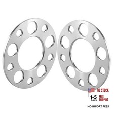 5mm 5x120mm Wheel Spacers Fit for 128i 135i 318i 320i 5mm, No Lug Bolts silver