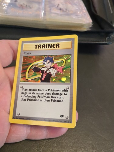 Pokemon TCG Koga Holo 19/132 Gym Challenge Unlimited #6 - Picture 4 of 8