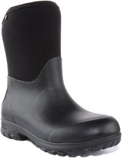 Bogs Sauvie Basin Mens Waterproof Farm Mens Boots In Black UK 8 - 12