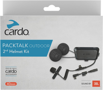 Cardo PackTalk Outdoor 2nd Helmet Kit Wireless Intercom ACC00017 Universal