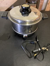 Kitchen Craft West Bend Familie 4QT Multi Cooker/Stock Pot/Slow Cooker~Works