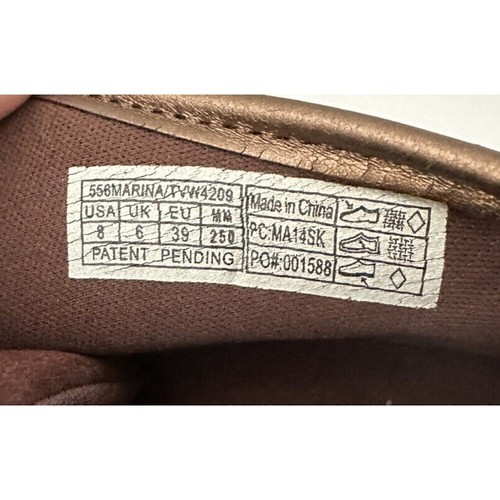 VIONIC Shoes Womens Brown Marina Size US 8 No Tie Slip On Elastic Leather - Picture 6 of 6